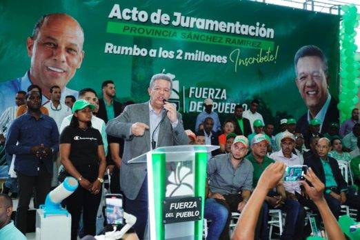 Leonel: «Estamos consolidando nuestra propia fuerza en alianza con el pueblo dominicano»