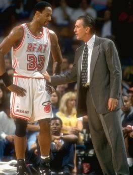 pat riley and alonzo mourning