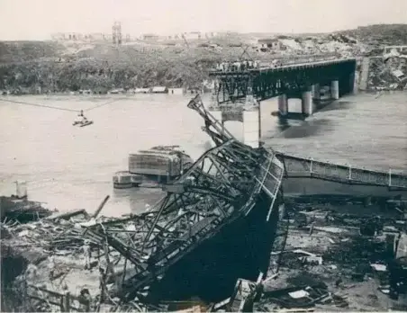 Devastación provocada por huracán San Zenón.