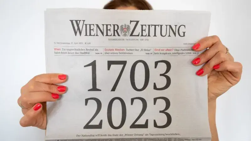 wiener zeitung termina edicion impresa