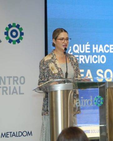 Ileana Rojas, gerente de Medioambiente de Gerdau Metaldom,