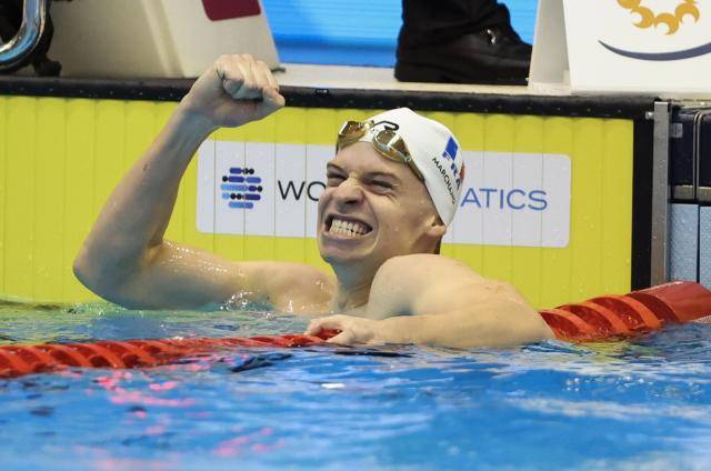 Léon Marchand, el joven nadador que pulverizó el récord de Michael Phelps