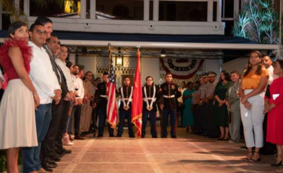 Embajada De Eeuu En Rd Celebró Declaración De Independencia