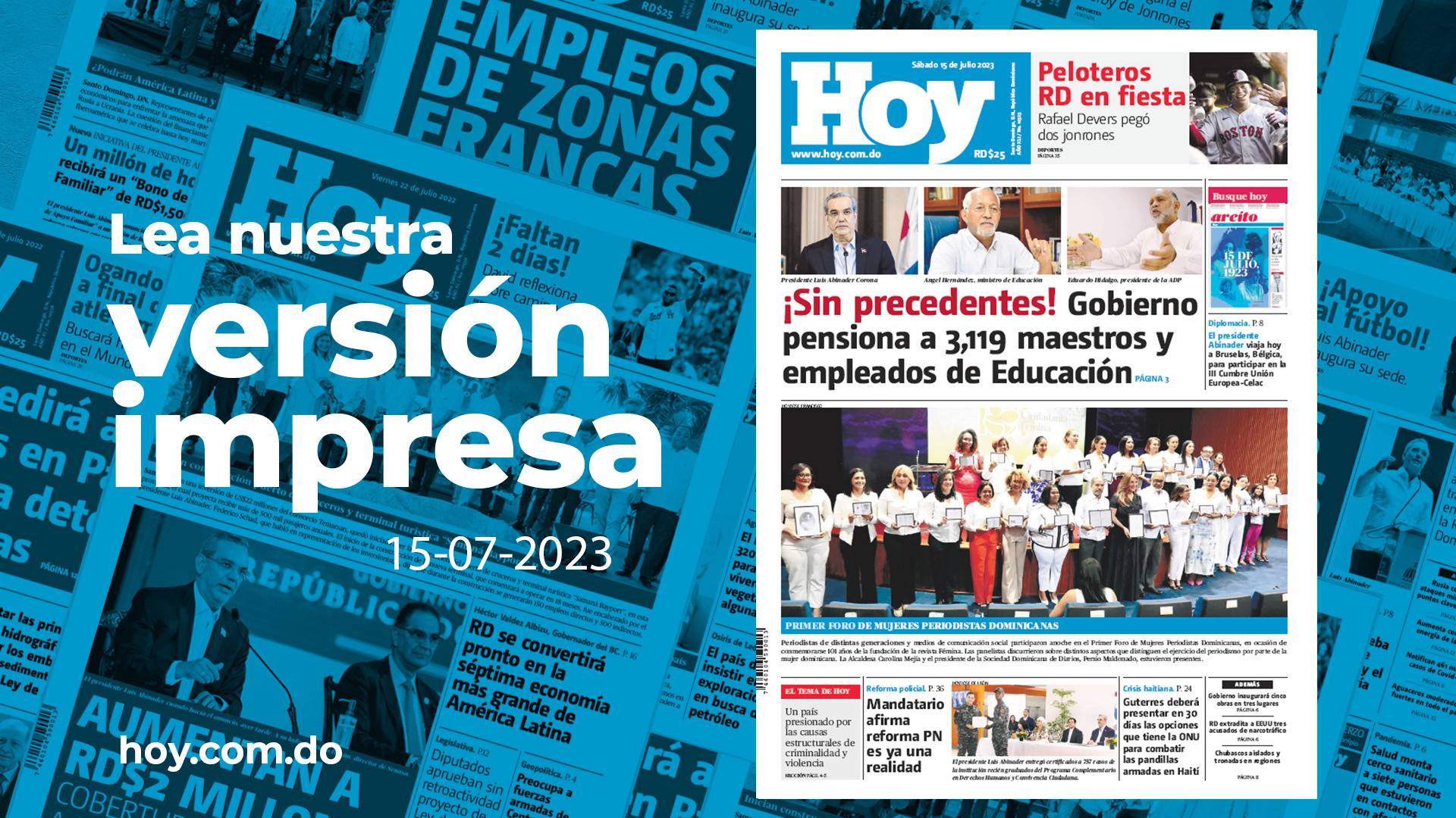 Edición Impresa, Sábado 15 De Julio De 2023