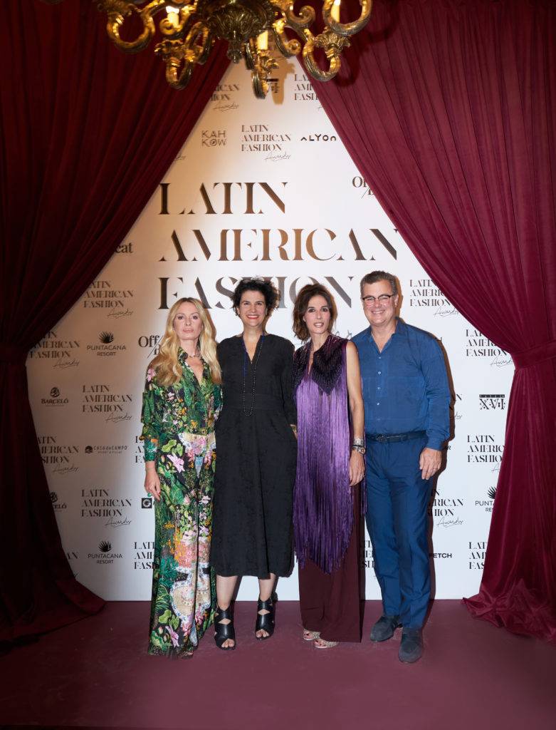 Constanza Etro, Amelia Vicini, Silvia Argüello y Manuel Diez Cabral