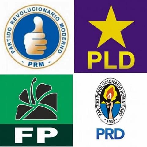 Estos son los 10 principales partidos políticos de RD