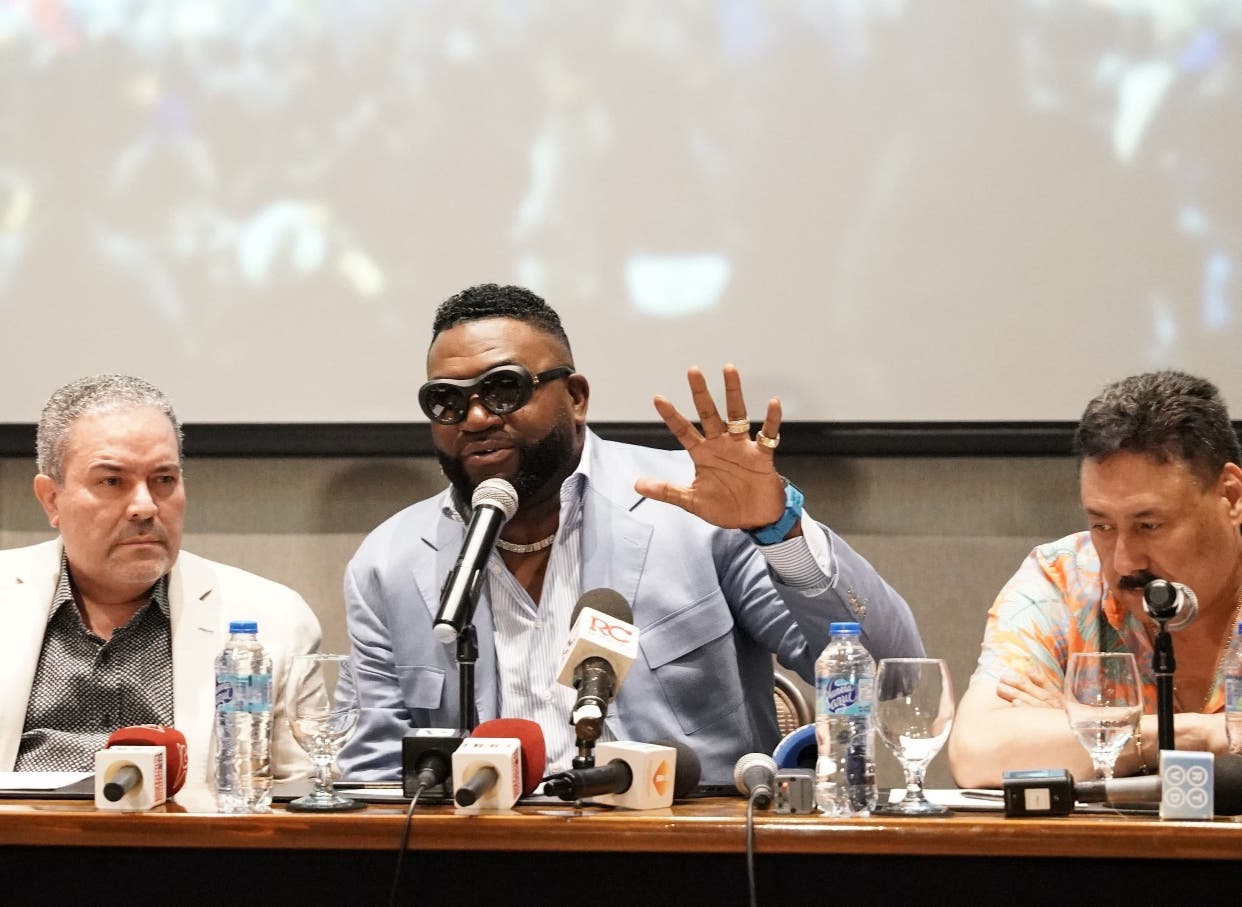 David Ortiz llegó a Latin Events como un hombre de paz