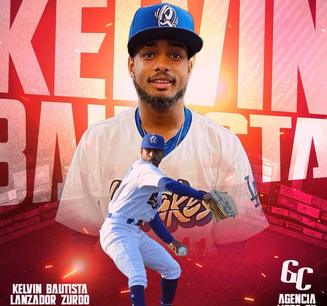 Gigantes del Cibao firman al lanzador Kelvin Bautista como agente libre