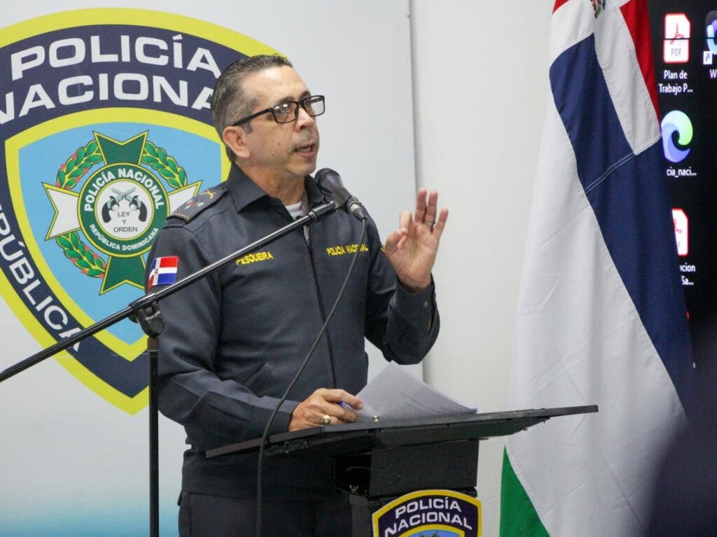 Vocero de la Policía Nacional, Diego Pesqueira.