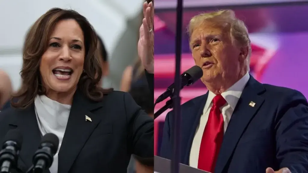 trump y kamala