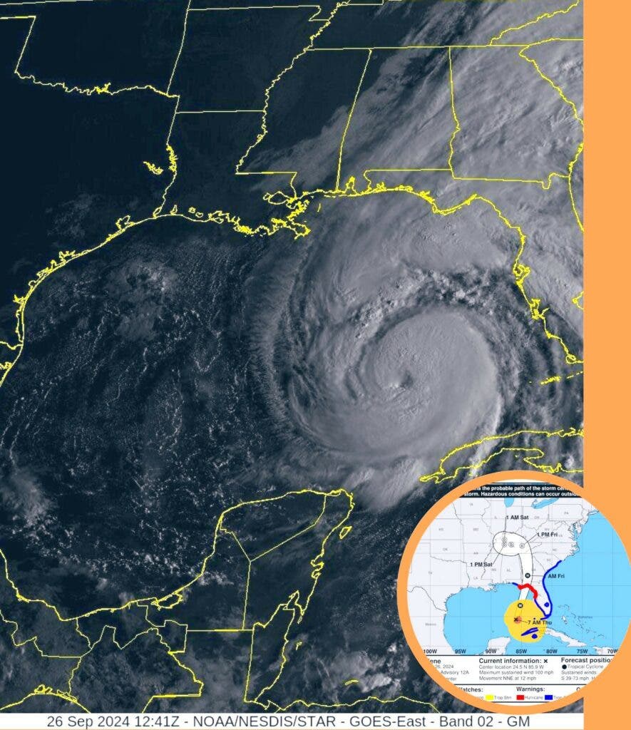 El huracán Helene se fortalece a categoría 2 rumbo a Florida 