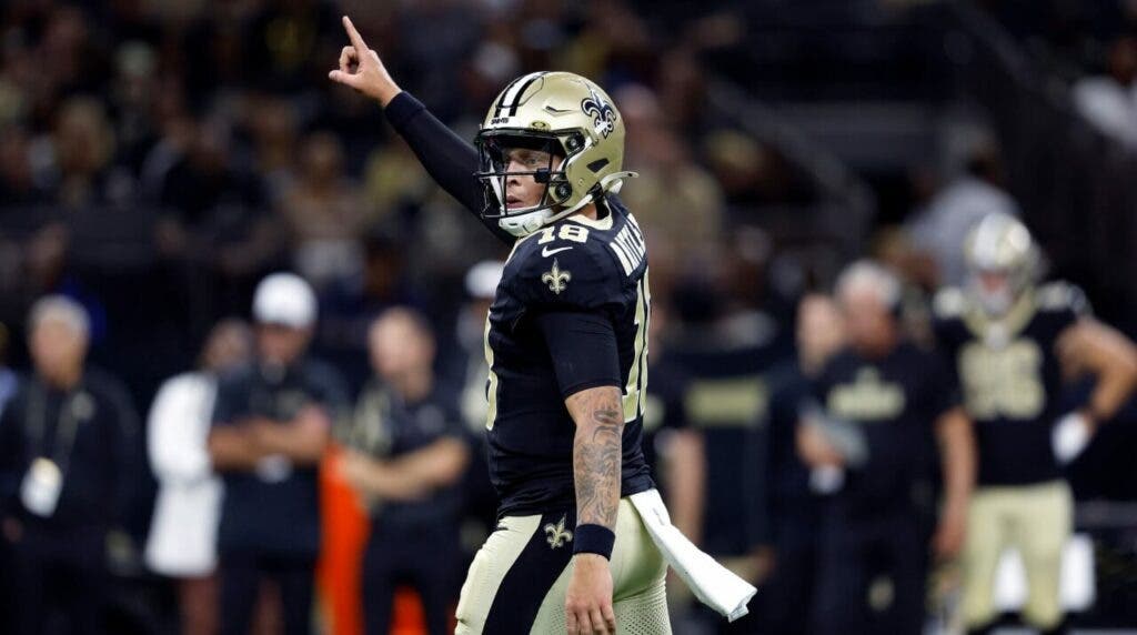 spencer rattler con los saints. foto ap 1